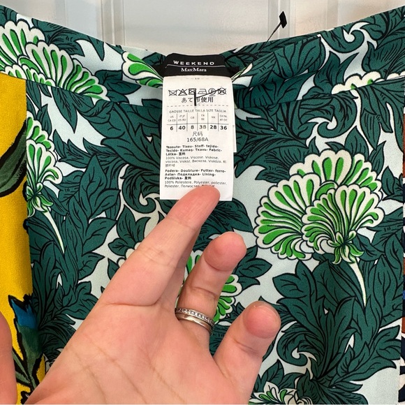 NWOT Weekend Max Mara Short Flora Mini Skirt Size: Medium US4/6 Spring/Summer - Picture 13 of 14